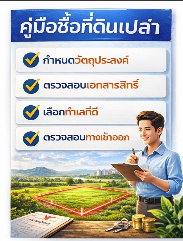 ซื้อที่ดินเปล่า