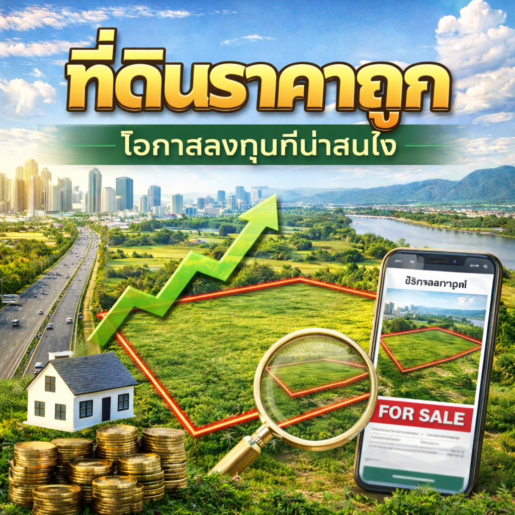 ที่ดินราคาถูก