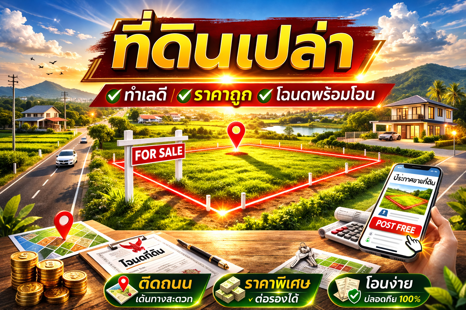 ซื้อที่ดินเปล่า